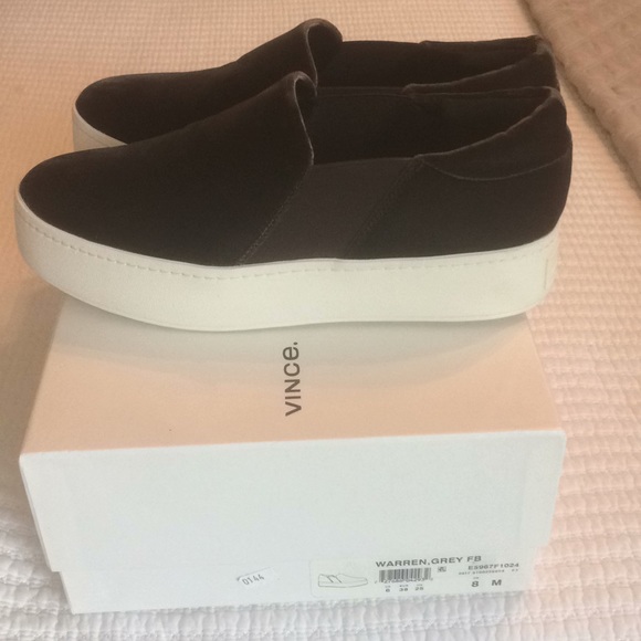 Vince Shoes - NEW Vince Warren Velvet Platform Sneakers